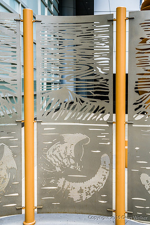 "Weaving Fence And Horn" Sculpture By John McEwan.