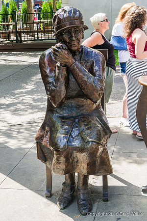 The Famous Five Or Valient Five Sculpture By Barbara Peterson.