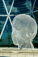 "Wonderland" By Jaume Plensa Outside The Bow Building.