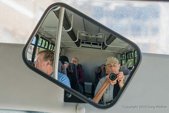 Tour Bus Reflection.