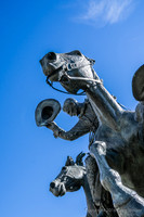 Sculpture On The Stampede Fairgrounds.