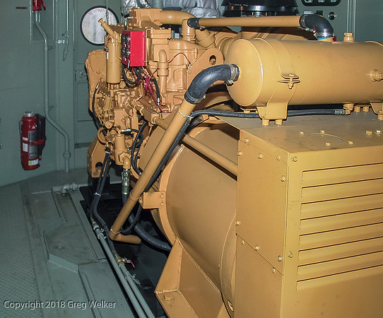 Cummins diesel stand alone Head End Power generator which supplies electric power to the train.