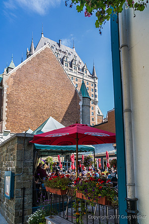 Cafe Behind Hotel On Saint Louis Street