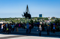 Salvador Dali "Space Elephant" Sculpture On Dufferin Terrace