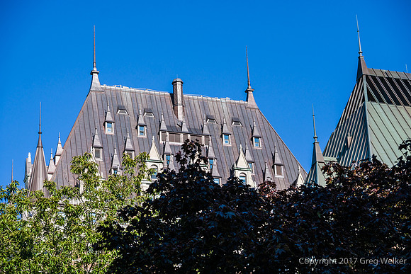 Chateau Frontenac Roof Detail