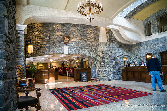 Banff Springs Hotel Interior.