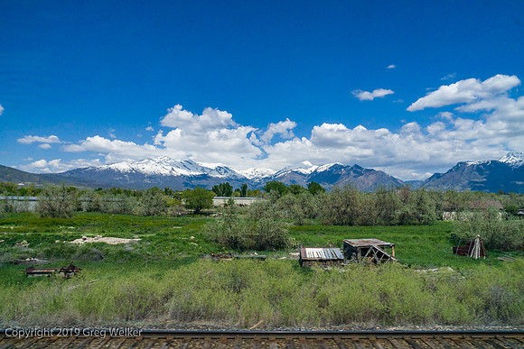 Countryside from Front Runner train.