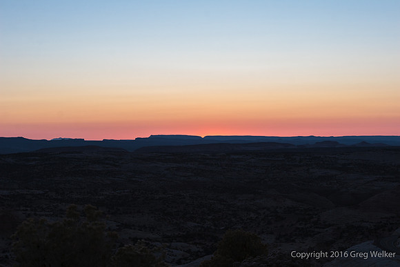 Sunrise At The Head Of Rocks Overlook