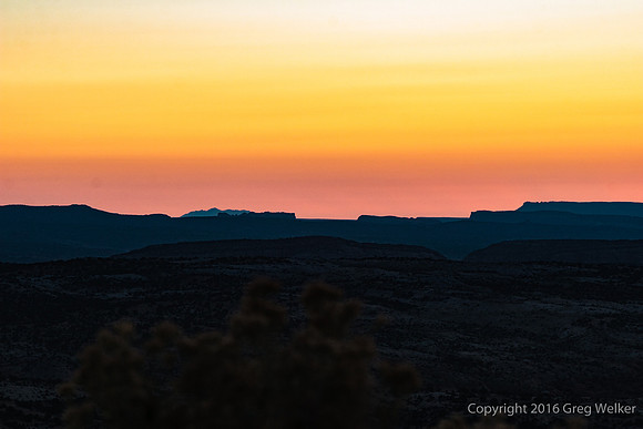 Sunrise At The Head Of Rocks Overlook