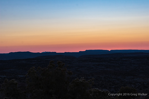 Sunrise At The Head Of Rocks Overlook