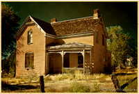 Abandoned House In Escalante - Photoshop Modified