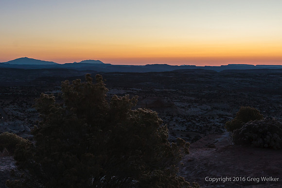 Sunrise At The Head Of Rocks Overlook