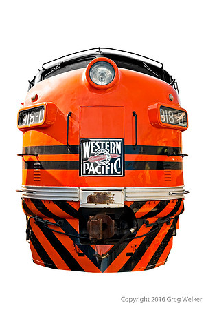 Western Pacific 918-D EMD F7 - 1950