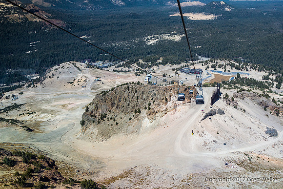 Shots From Panorama Gondola Ride To Top Of Mammoth Mountain