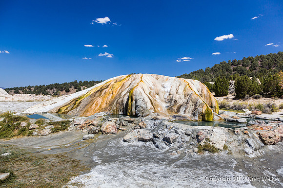 Travertine Hot Springs Near Bridgeport.