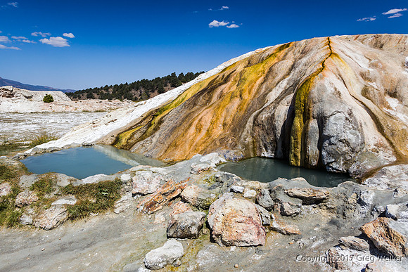Travertine Hot Springs Near Bridgeport.