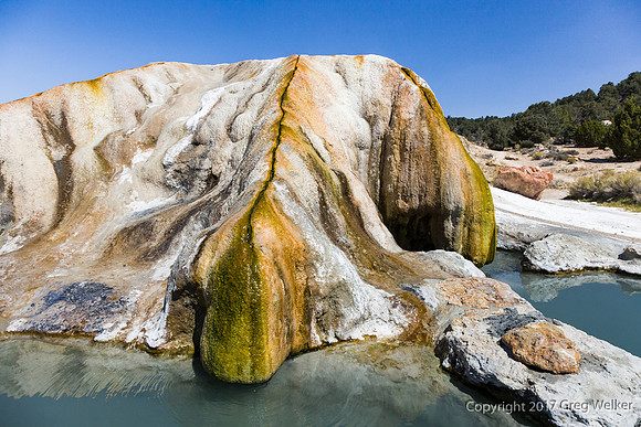 Travertine Hot Springs Near Bridgeport.