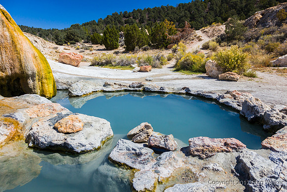 Travertine Hot Springs Near Bridgeport.