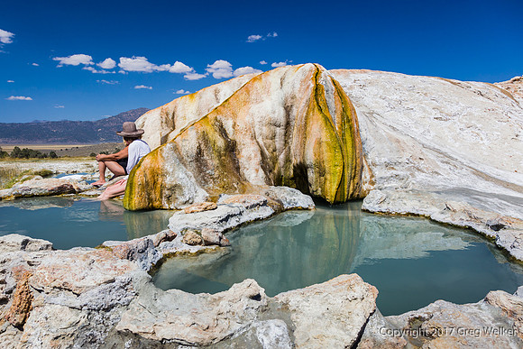 Travertine Hot Springs Near Bridgeport.