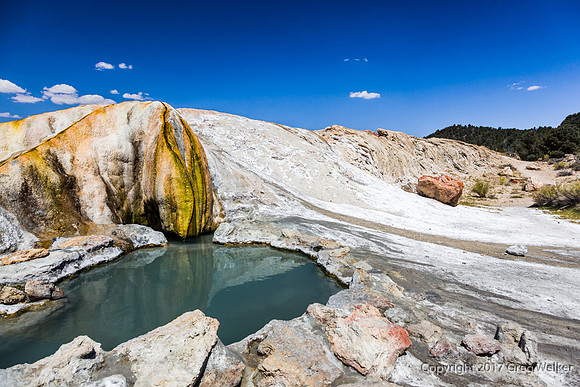 Travertine Hot Springs Near Bridgeport.