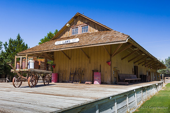 Shots In And Around The Laws Railroad Museum Near Bishop.