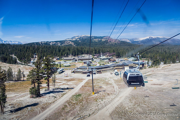 Shots From Panorama Gondola Ride To Top Of Mammoth Mountain