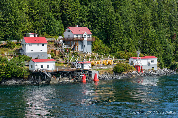 Boat Bluff Lighthouse, Sarah Island BC.