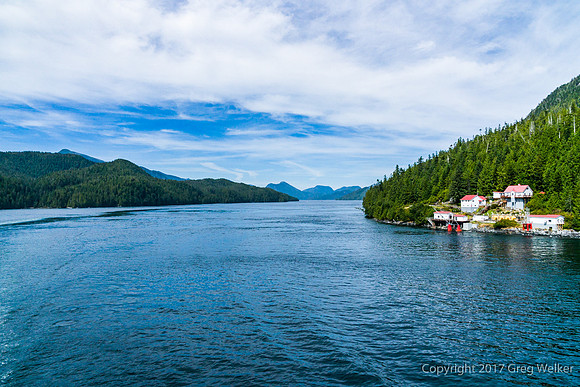 Boat Bluff Lighthouse, Sarah Island BC.