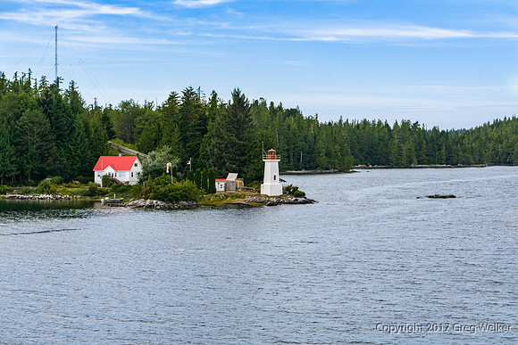 Dryad Point Lighthouse, Campbell Island BC.