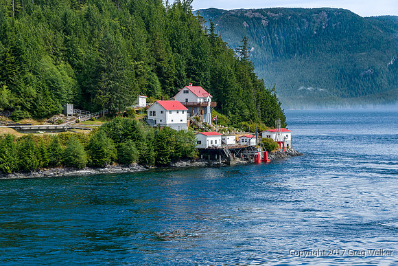 Boat Bluff Lighthouse, Sarah Island BC.