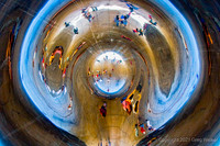 Cloud Gate Or The Bean Sculpture By Anish Kapoor, Millennium Park Chicago Illinois June 2007