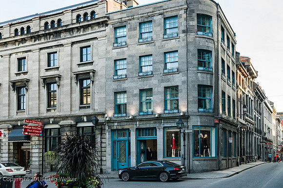 Shots along Saint-Paul West Street.