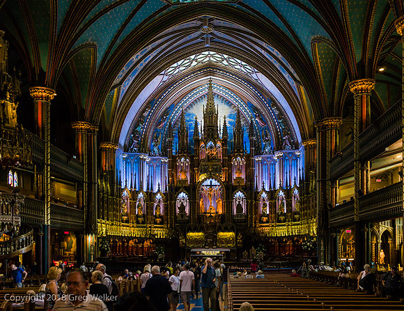 Interior shots of Basilica.