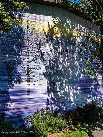 Winter Haze mural by Phillip Adams.