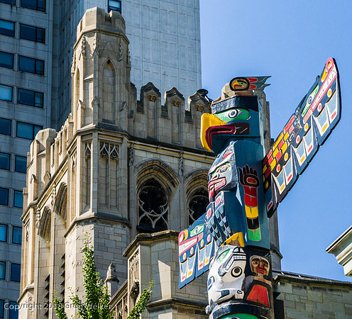 "Residential School Totem" by Charles Joseph.