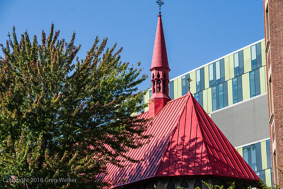 Saint John the Evangelist church on President Kennedy Avenue.