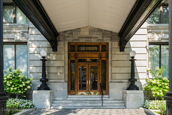 Linton Apartments on Sherbrooke West Street;.