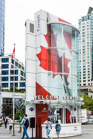 Welcome Center Near "Canada Place" Building