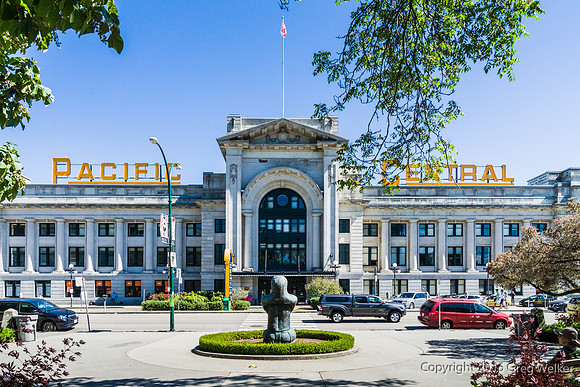 Via Rail Station In Vancouver