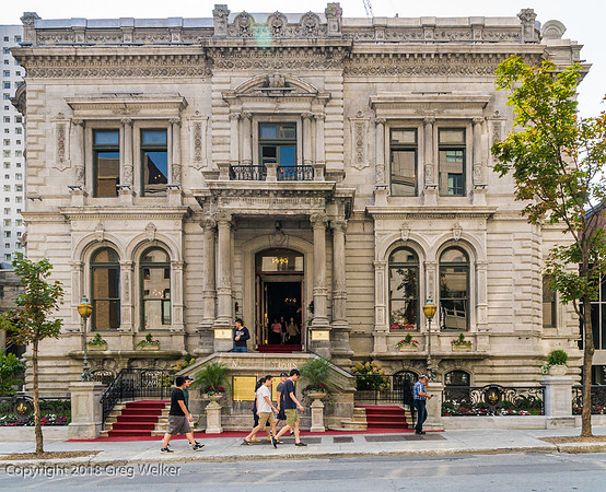 George Stephen's (Lord Mount Stephen) home on Drummond Street.  Became the Mount Stephen Club and is now a hotel.